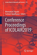 Omslagafbeelding van Conference proceedings of ICDLAIR2019