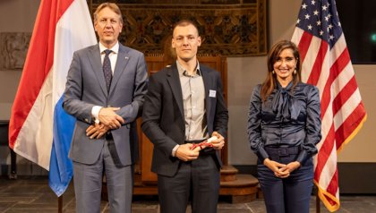 Bernhard Degen bij de Fulbright Award Ceremony
