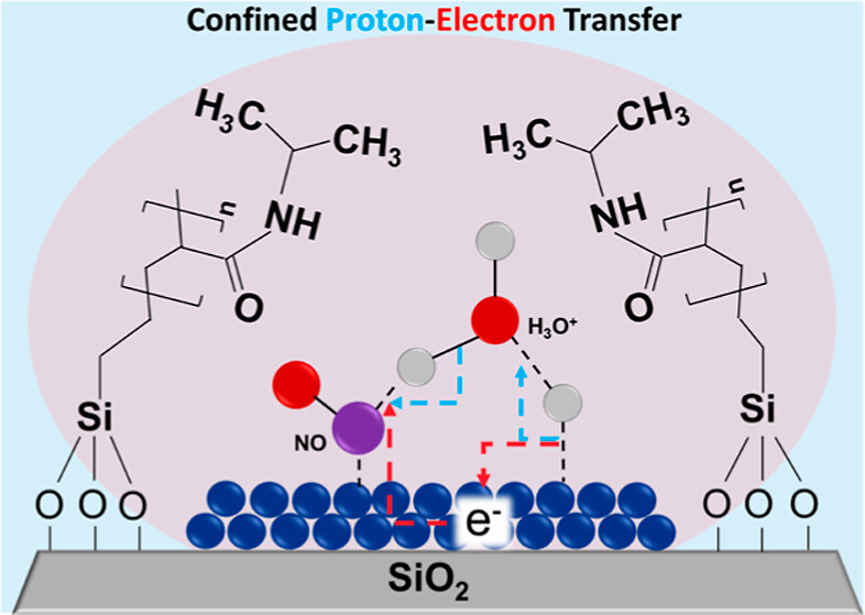 Confined Proton-Electron Transfer